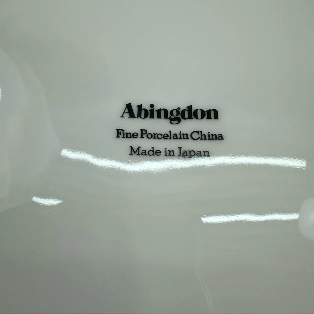 Abingdon China Dinner Plates 10 1/4